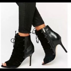 Sam Edelman Asher open toe lace up bootie